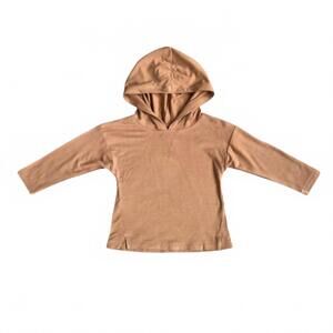 NEW BABYSPROUTS kid's jersey hoodie in toffee